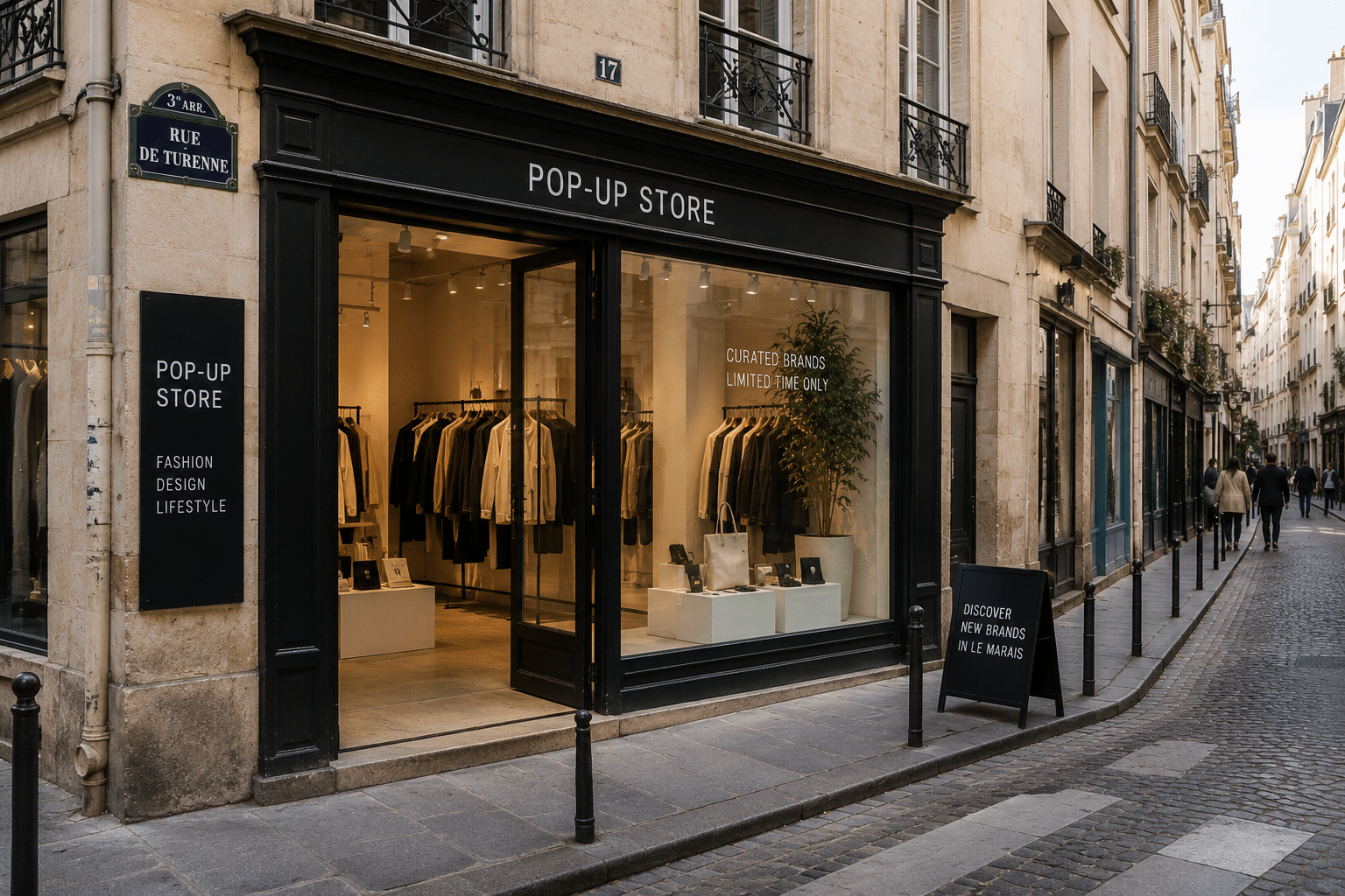 Le Marais : le quartier idéal pour un pop-up store à Paris